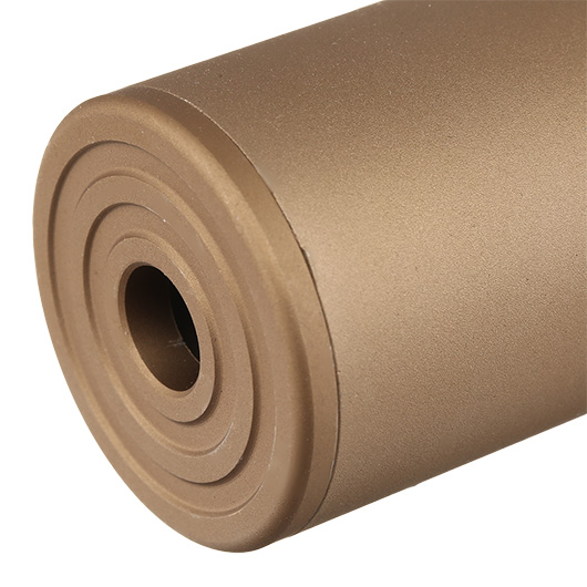 Nuprol Tracer Unit 158mm Silencer Aluminium Tracer Unit inkl. integriertem Akku 14mm- Tan Bild 4