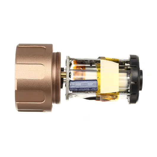 Nuprol Tracer Unit 158mm Silencer Aluminium Tracer Unit inkl. integriertem Akku 14mm- Tan Bild 7