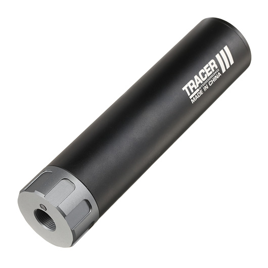 Nuprol Tracer Unit 158mm Silencer Aluminium Tracer Unit inkl. integriertem Akku 14mm- schwarz Bild 1