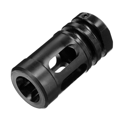 VFC / BCM Gunfighter MOD 0 CNC Stahl Flash-Hider schwarz 14mm-