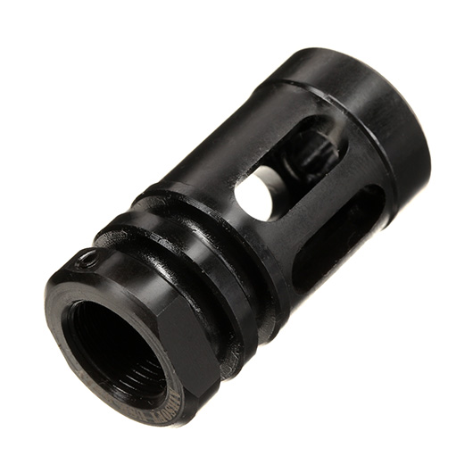 VFC / BCM Gunfighter MOD 0 CNC Stahl Flash-Hider schwarz 14mm- Bild 3