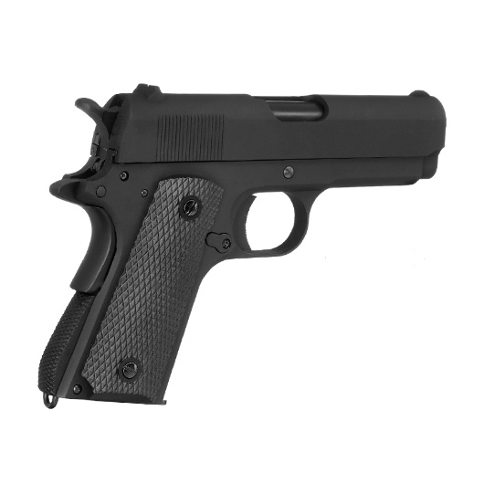 KLI M1911A1 Compact Vollmetall GBB 6mm BB schwarz Bild 4