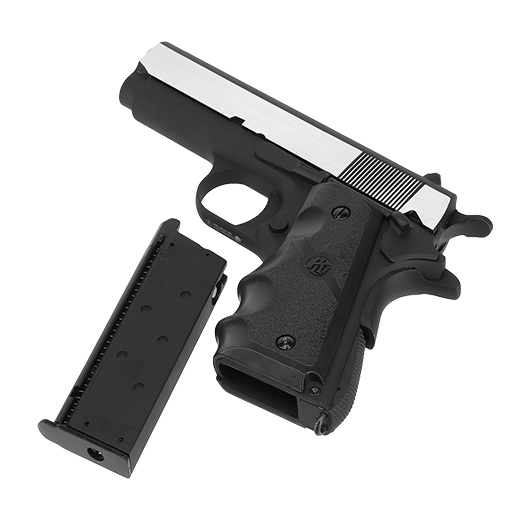 KLI M1911 Commando Vollmetall GBB 6mm BB Dual Tone Bild 6