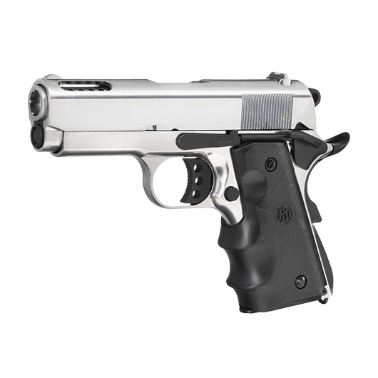 KLI M1911 V10 Ultra Compact Vollmetall GBB 6mm BB Platinum Chrome-Finish