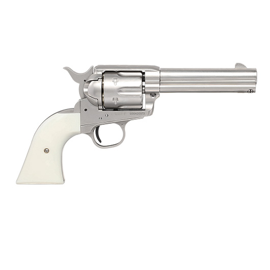 King Arms SAA .45 Peacemaker 4 Zoll Revolver Gas 6mm BB matt silber Bild 2