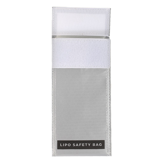 Elite Force LiPo Safety Bag 10,5 x 20 cm Feuerfeste Sicherheitstasche grau Bild 3