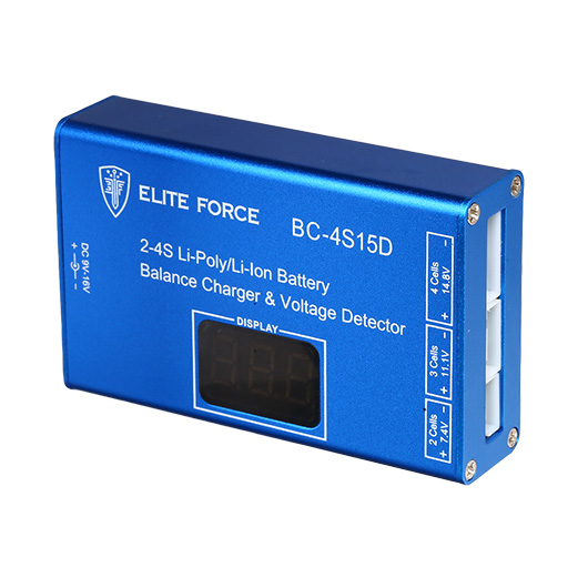 Elite Force Compact LiPo Charger Ladegert f. LiPo / Li-Ion 2-4 1,5A 25W 12V / 230V Bild 1