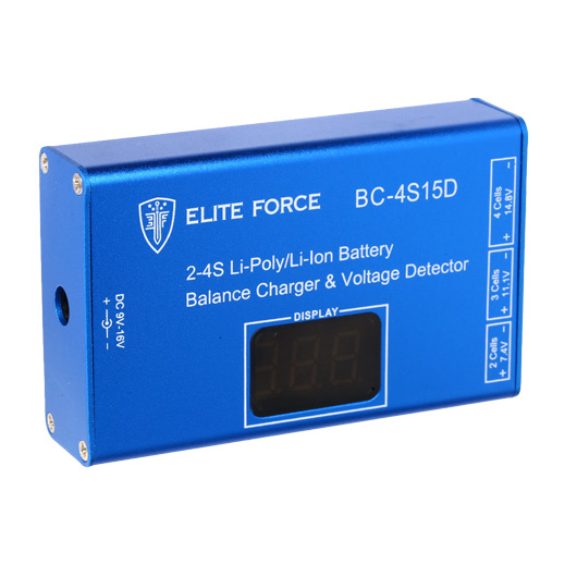 Elite Force Compact LiPo Charger Ladegert f. LiPo / Li-Ion 2-4 1,5A 25W 12V / 230V Bild 2