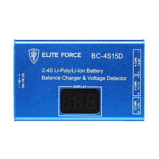 Elite Force Compact LiPo Charger Ladegert f. LiPo / Li-Ion 2-4 1,5A 25W 12V / 230V Bild 3