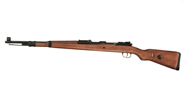 Double Bell Airsoft Karabiner 98K Bolt-Action Springer Gewehr mit Hlsenauswurf 6mm BB Echtholz-Version Bild 1