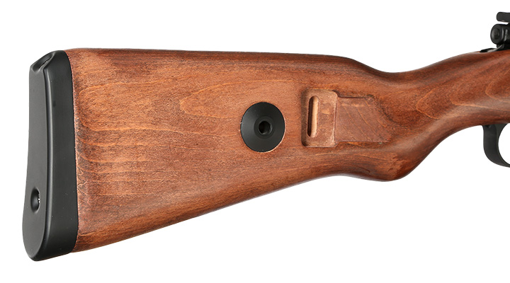 Double Bell Airsoft Karabiner 98K Bolt-Action Springer Gewehr mit Hlsenauswurf 6mm BB Echtholz-Version Bild 10