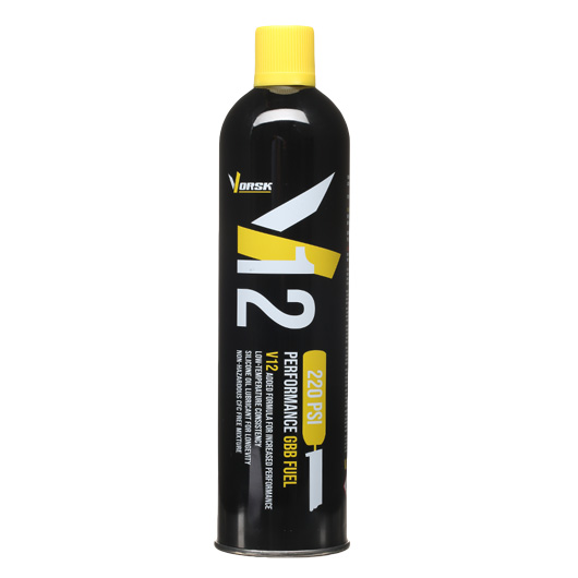 Vorsk V12 Peak Performance Premium GBB Fuel Airsoft Gas 420ml