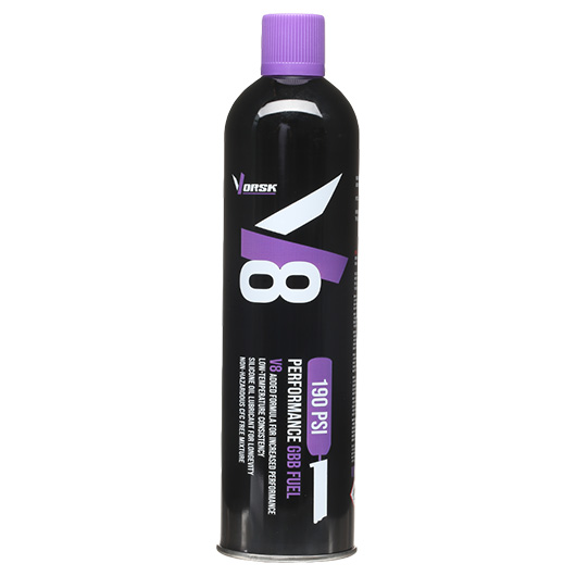 Vorsk V8 Enhanced Performance Premium GBB Fuel Airsoft Gas 420ml