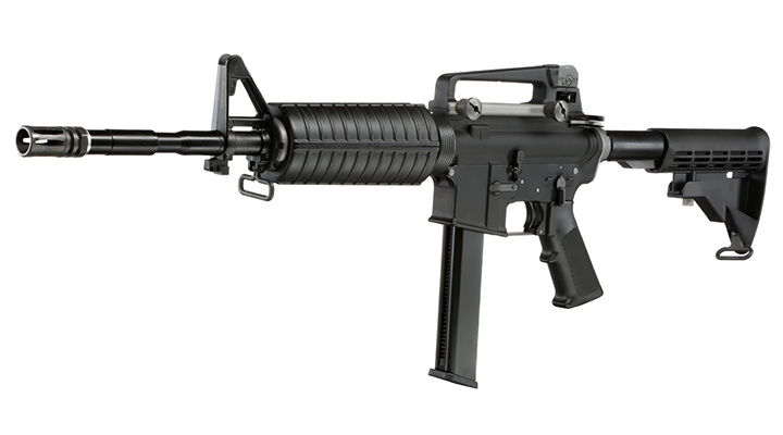 Wei-ETech M4A1 PCC Carbine Vollmetall AWSS OB GBB 6mm BB schwarz