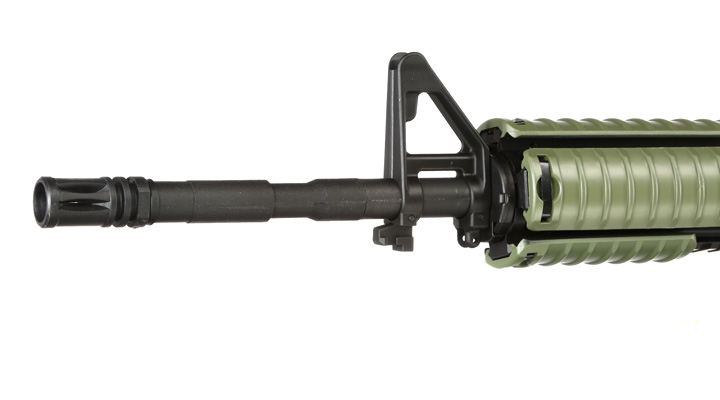 Double Bell M4A1 RIS Rifle Super Sportline AEG 6mm BB schwarz / oliv Bild 5