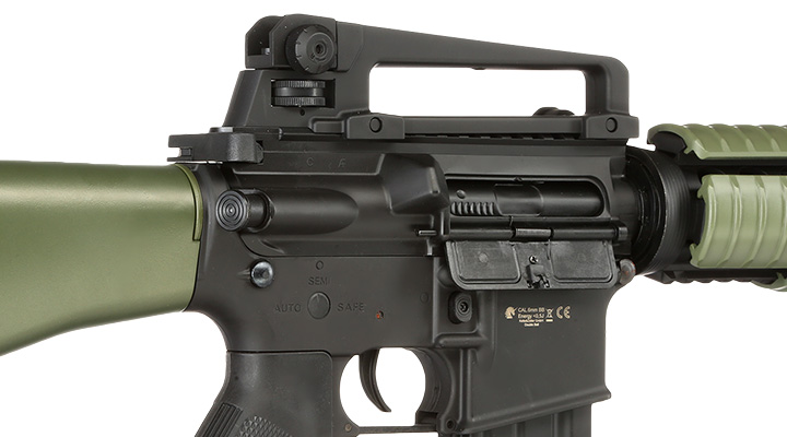 Double Bell M4A1 RIS Rifle Super Sportline AEG 6mm BB schwarz / oliv Bild 7