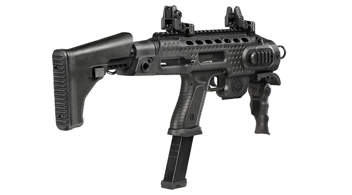 APS Black Hornet Plus Caribe Carbine Complete Pistol Kit CO2 BlowBack 6mm BB schwarz Bild 3