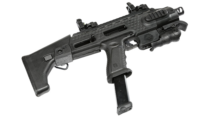 APS Black Hornet Plus Caribe Carbine Complete Pistol Kit CO2 BlowBack 6mm BB schwarz Bild 4