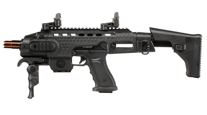 APS Caribe Carbine Complete Pistol Kit CO2 BlowBack 6mm BB schwarz Bild 1