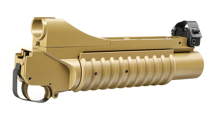 Double Bell M203 40mm Granatwerfer Vollmetall (3in1) Desert Tan - Short Version Bild 3