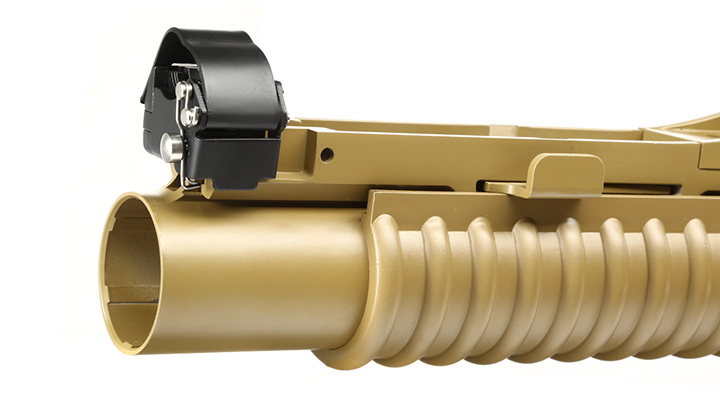 Double Bell M203 40mm Granatwerfer Vollmetall (3in1) Desert Tan - Short Version Bild 8