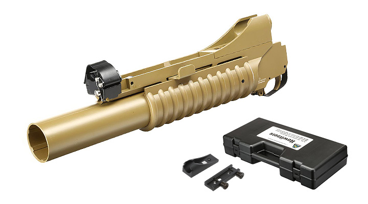 Double Bell M203 40mm Granatwerfer Vollmetall (3in1) Desert Tan - Long Version