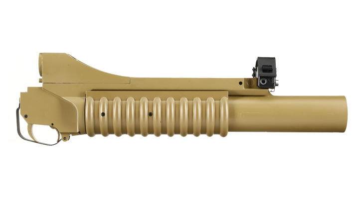 Double Bell M203 40mm Granatwerfer Vollmetall (3in1) Desert Tan - Long Version Bild 2