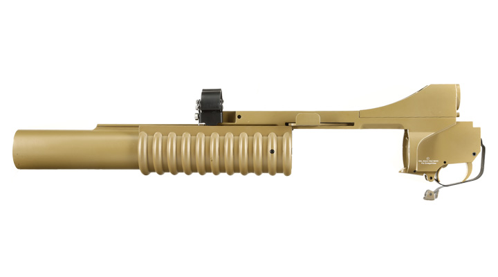 Double Bell M203 40mm Granatwerfer Vollmetall (3in1) Desert Tan - Long Version Bild 5
