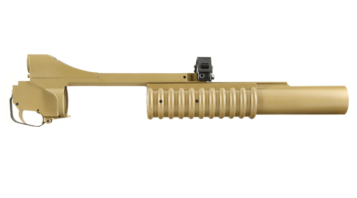 Double Bell M203 40mm Granatwerfer Vollmetall (3in1) Desert Tan - Long Version Bild 6