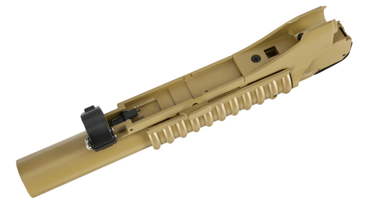 Double Bell M203 40mm Granatwerfer Vollmetall (3in1) Desert Tan - Long Version Bild 7