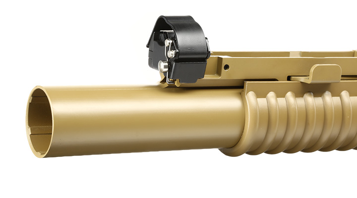 Double Bell M203 40mm Granatwerfer Vollmetall (3in1) Desert Tan - Long Version Bild 8