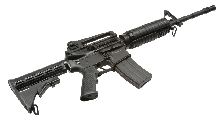 Double Bell M4A1 RIS Carbine Super Sportline AEG 6mm BB schwarz Bild 4