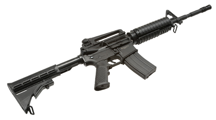 Double Bell M4A1 RIS Carbine Super Sportline AEG 6mm BB schwarz Bild 5