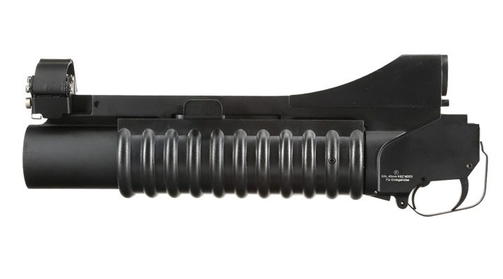 Versandrcklufer Double Bell M203 40mm Granatwerfer Vollmetall (3in1) schwarz - Short Version Bild 1