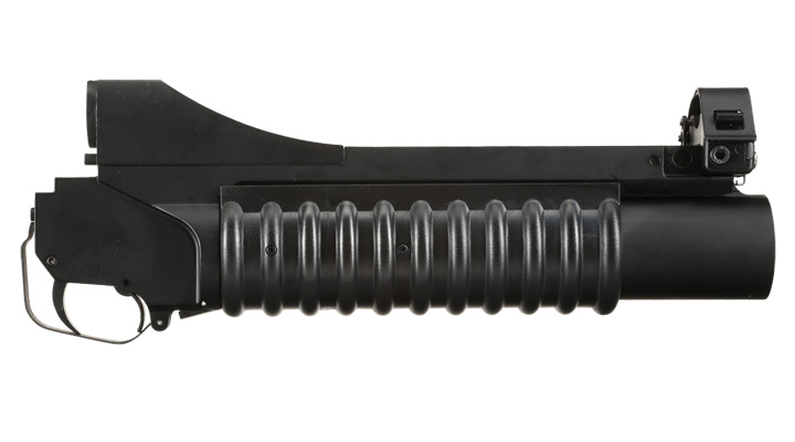 Versandrcklufer Double Bell M203 40mm Granatwerfer Vollmetall (3in1) schwarz - Short Version Bild 2