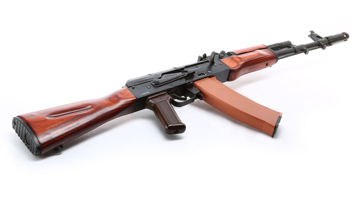 GHK AK-74 Vollmetall Echtholz Gas-Blow-Back 6mm BB schwarz Bild 4