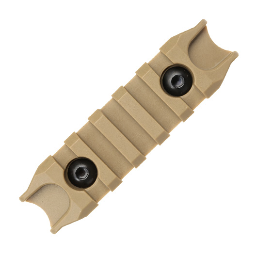 G&G M-Lok 21mm Polymer-Schienen Side-Rail Set 79mm (2 Stck) Desert Tan Bild 3