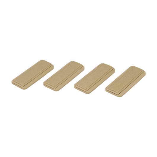 G&G M-Lok Rail Panel / Rail Covers Two-Piece Design (4 Stck) Desert Tan