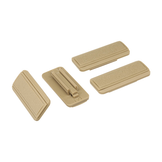 G&G M-Lok Rail Panel / Rail Covers Two-Piece Design (4 Stck) Desert Tan Bild 1