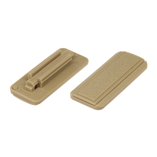 G&G M-Lok Rail Panel / Rail Covers Two-Piece Design (4 Stck) Desert Tan Bild 2