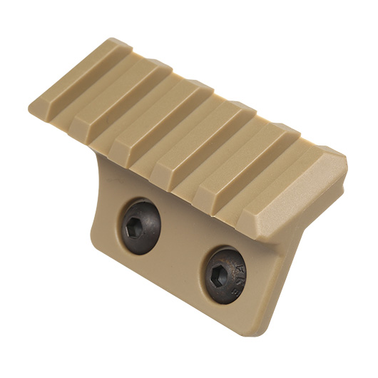 G&G M-Lok 45 Grad Polymer Halterung mit 21mm Schiene Desert Tan Bild 6