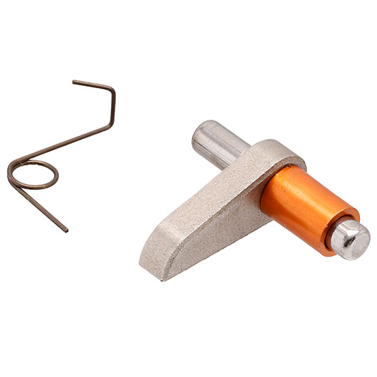 Ultimate Kugellager-Stahl CNC Anti Reversal Latch Version 6 orange