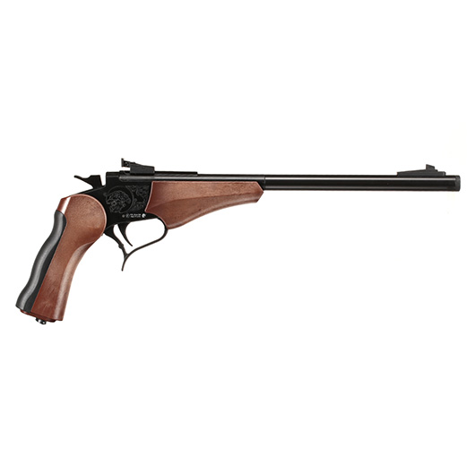Haw San Contender G2 Pistole Vollmetall CO2 6mm BB schwarz / Holzoptik - Long-Version Bild 2