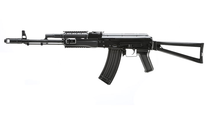 APS AKS-74 Tactical Vollmetall BlowBack S-AEG 6mm BB schwarz Bild 1