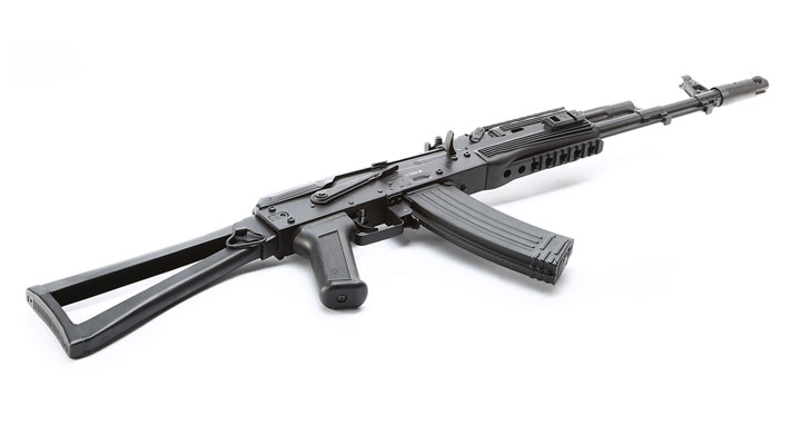APS AKS-74 Tactical Vollmetall BlowBack S-AEG 6mm BB schwarz Bild 4