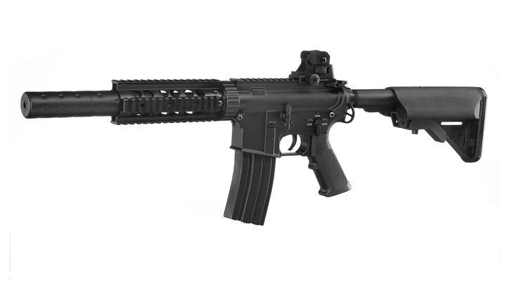 Double Bell M4 Special Ops Professional Line Vollmetall AEG 6mm BB schwarz