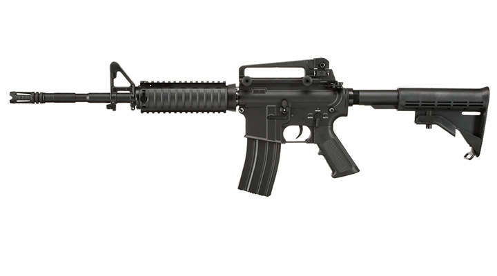 Double Bell M4A1 RIS Carbine Professional Line Vollmetall AEG 6mm BB schwarz Bild 1