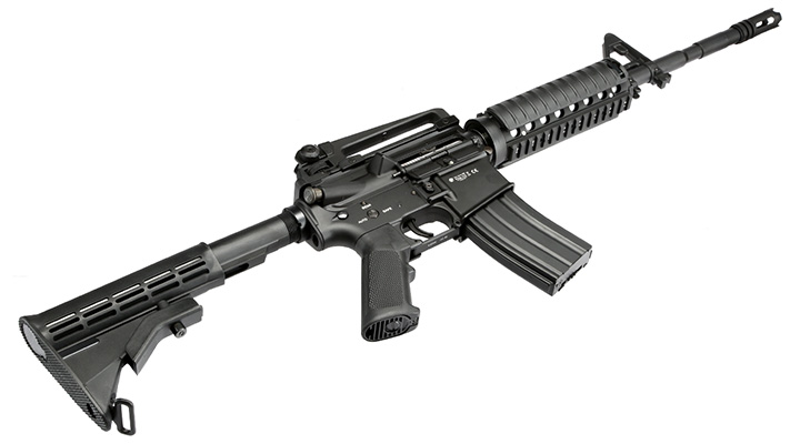 Double Bell M4A1 RIS Carbine Professional Line Vollmetall AEG 6mm BB schwarz Bild 5