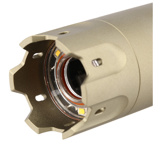 Acetech Blaster Tracer / Flame Effect Flasher Unit inkl. integriertem Akku 14mm- / 11mm+ Tan Bild 4