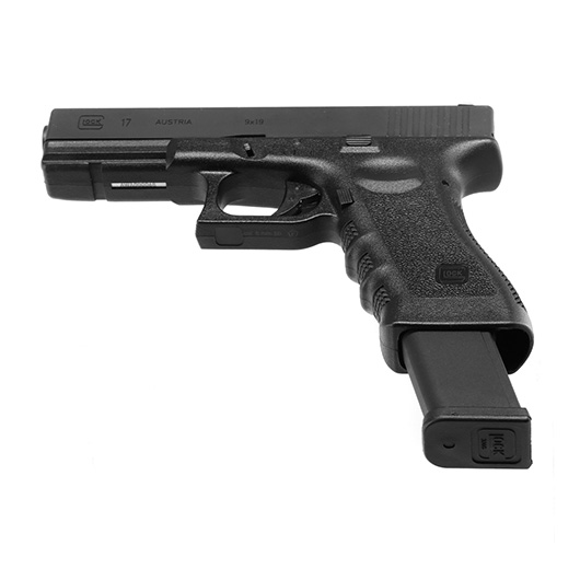 GHK Glock 17 Gen. 3 CNC Stahlschlitten GBB 6mm BB schwarz Bild 4